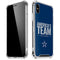 NFL Dallas Cowboys Team Motto iPhone XS Max Clear Case